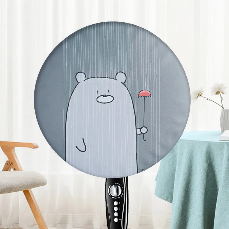 1 Pcs Electric Fan Cover Fan Accessories Anti-pollution Cute Home Storage Supplies Round Dustproof Covers Protective Cap