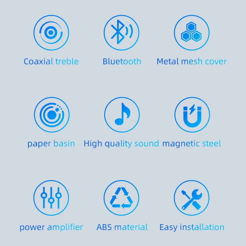 SUMWEE 5 Inch Ceiling Bluetooth Speaker Kit Water Resistant Marine Speakers For Bathroom Kitchen Home audio music system Outdoor