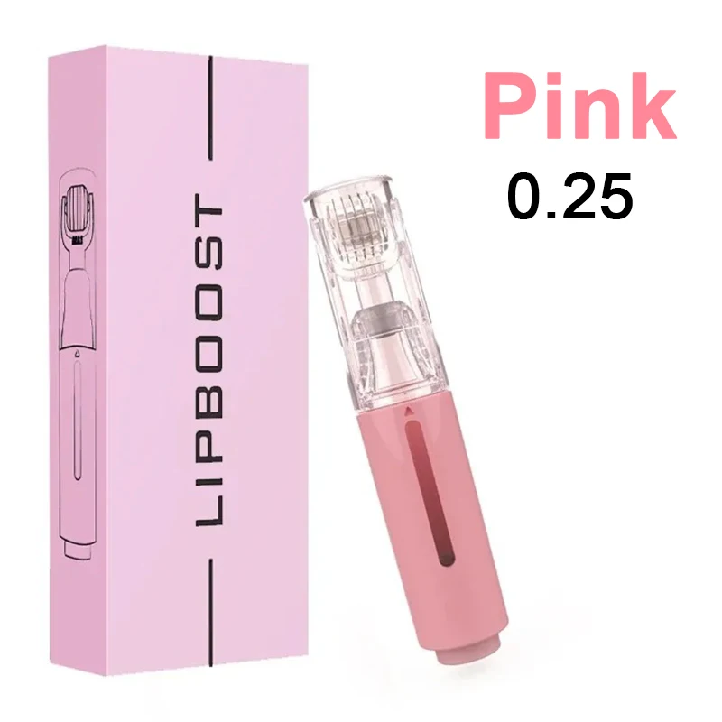 Skin Hydration Pink Roller Micro Infusion System Oil Delivery Lip Plumper Face Brow Hair Scalp Serum Applicator Beauty Tool derma roller
