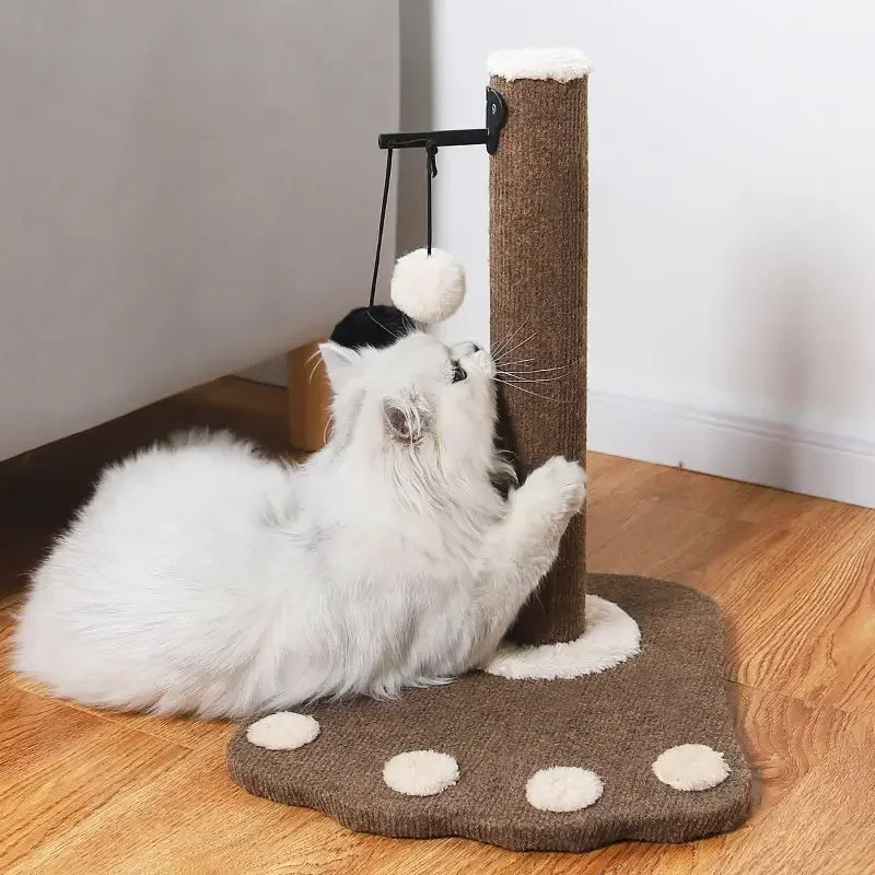 

Cat climbing frame, cat claw board vertical claw post sisal claw grinder, pet cat scratching board tree jumping platform