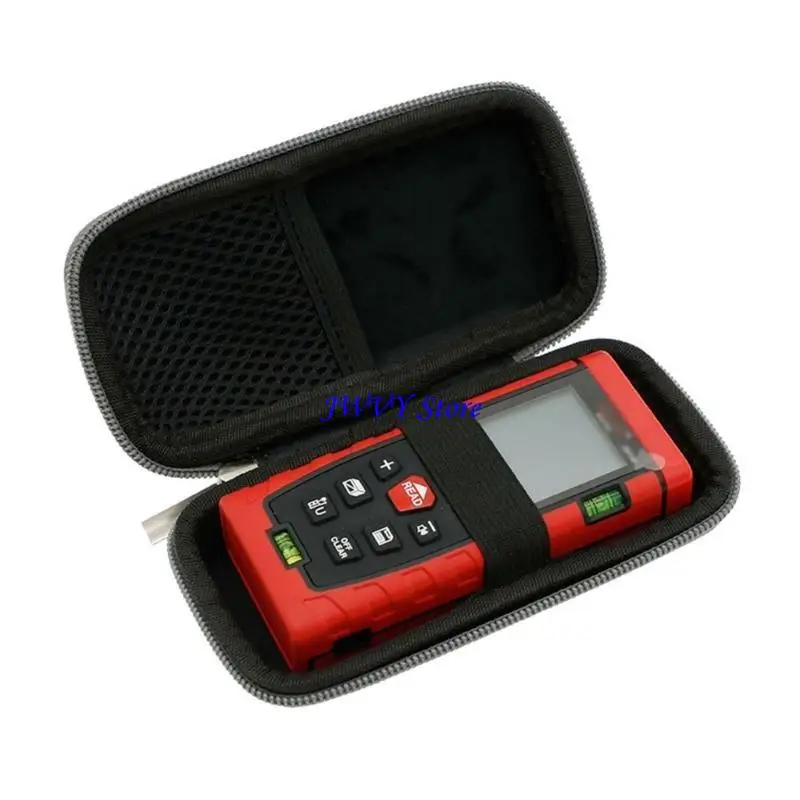Durable Black/Gray EVA Carrying Case with Mesh Pocket