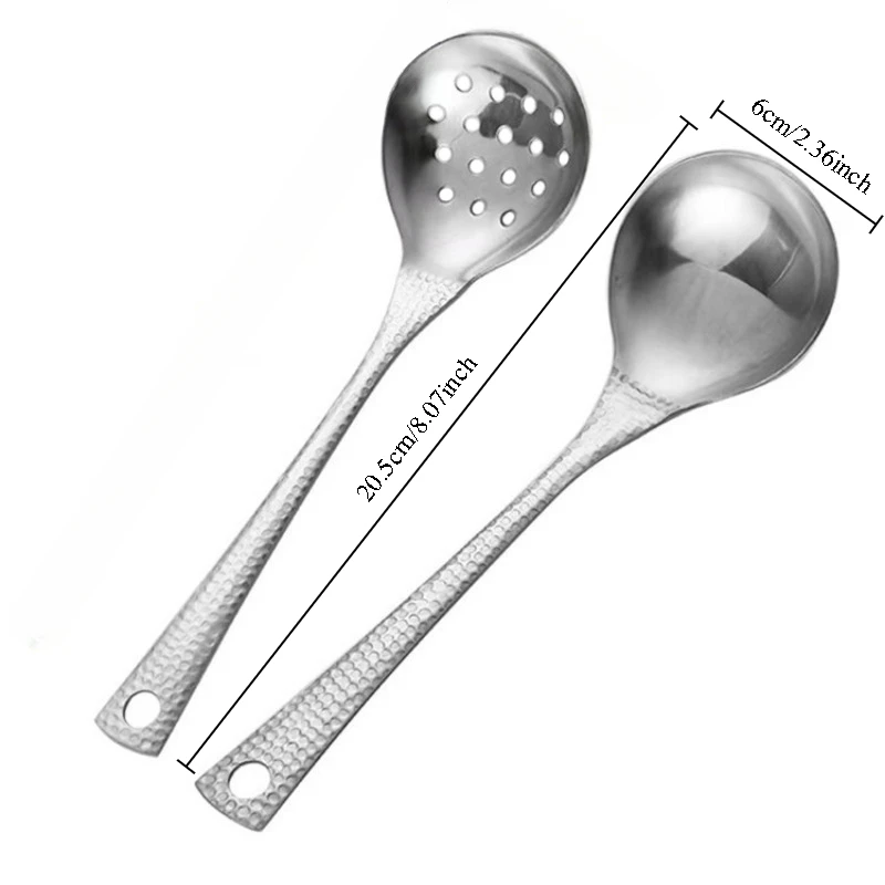 Stainless Steel Soup Spoon Deepen Large Capacity Silver Mirror Polished Flatware Soup Rice Home Kitchen Tableware