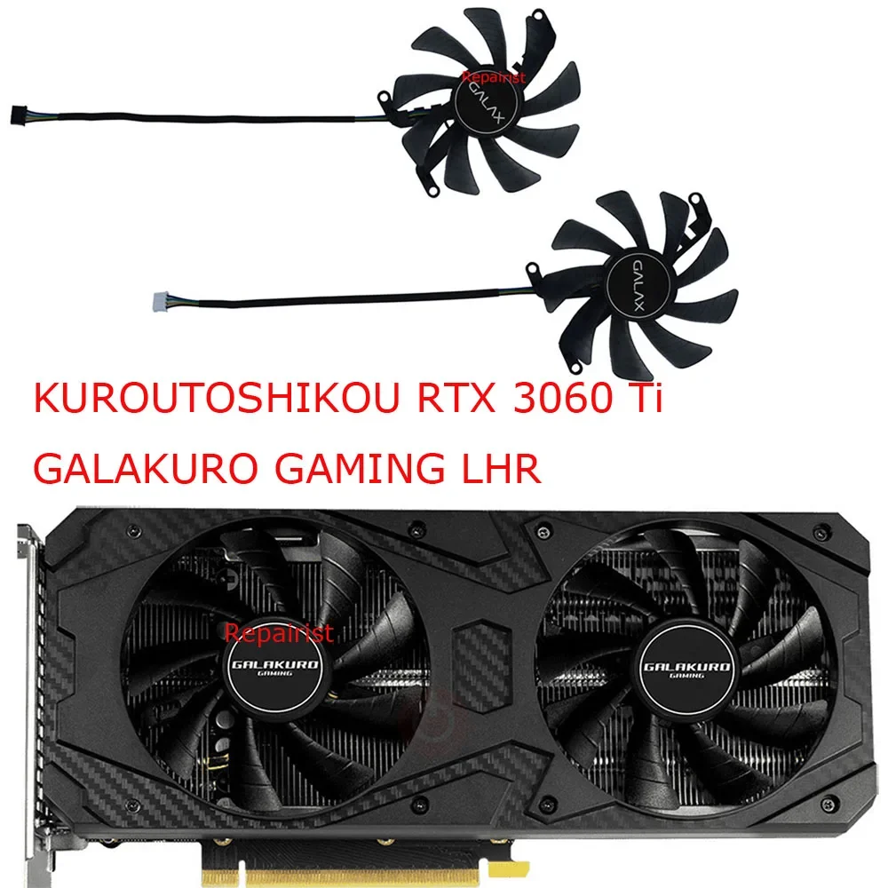 2Pcs/Set,Video Card Fan,T129215SU,FY09015M12LPA,For KUROUTOSHIKOU 