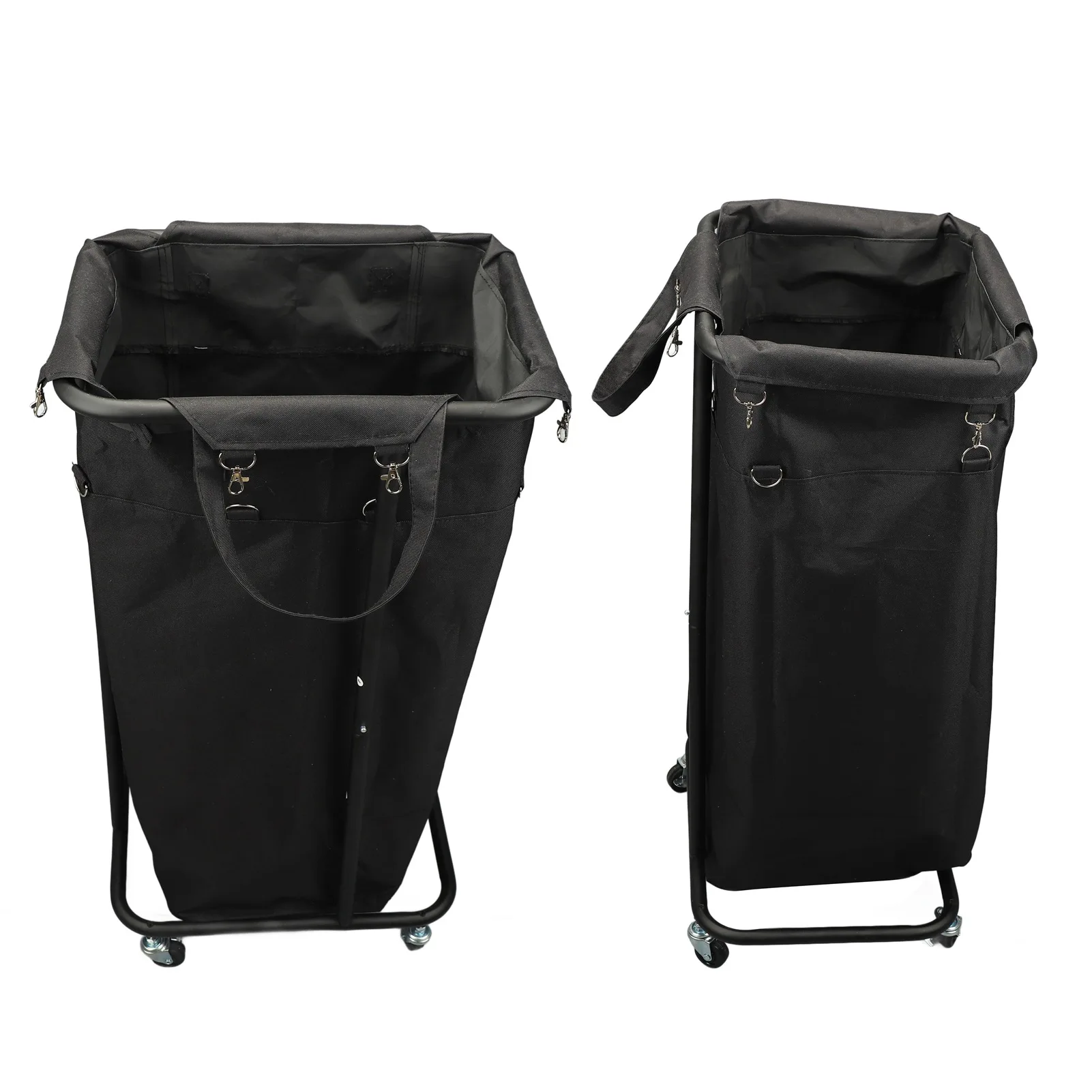 Laundry Basket with Double Handles Dirty Clothes Hamper 4 Casters Child Storage Container for Home Storage Organizer