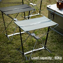 SHIMOYAMA Folding Small Stool Portable Outdoor Triangle Stool Durable Ultra Light  Multi Function Camping Fishing Slacker Chair