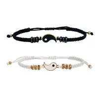 Yin Yang Tai Chi Rope Bracelet Chinese Traditional Style Adjustable Charm Bracelet Best Friends Friendship Boyfriend Girlfriend - Image 6