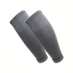 Compression Football Calf Sleeves - Enhanced Sweat Absorption Leg Warmers - Free (GRAY)