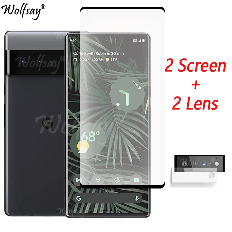 Vetro Temperato Per Google Pixel 6 Pro Screen Protector Per Pixel 7 8 Pro 7A 6A 5A 4A Vetro Per Fotocamera Per Google Pixel 6 Pro Glass