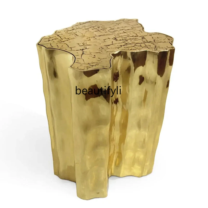 

Side Table Light Luxury Minimalist Sofa Middle Art Tea Side Table Movable