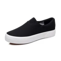New Thickened Sole Trendy Canvas Shoes for Men's Casual Flat Bottom One Foot Pedal Shoes Sneakers  Zapatos Casuales 2