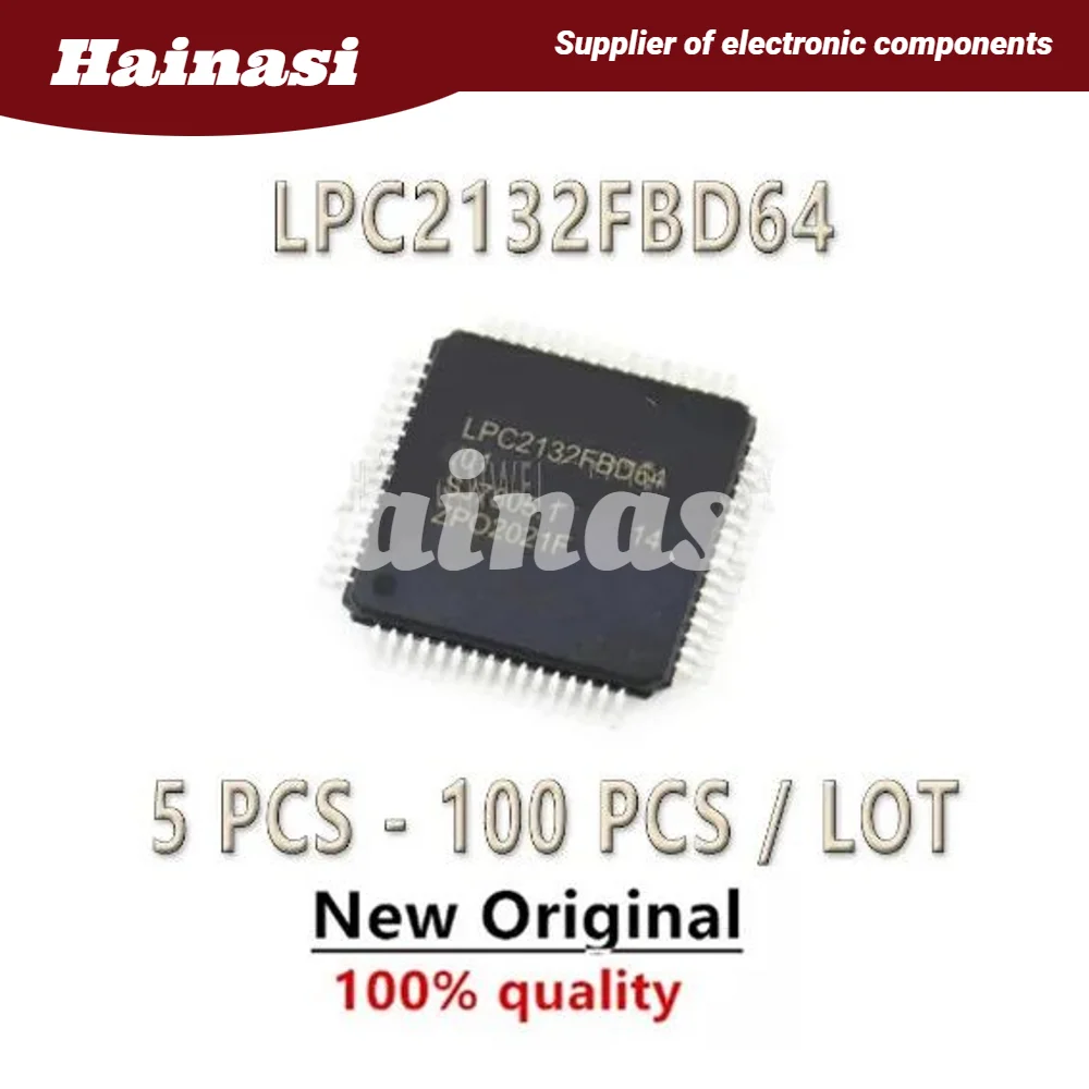 

(5 шт.) 100% quailty LPC2132FBD64 LPC2132FBD LPC2132 LPC IC MCU Chip LQFP-64