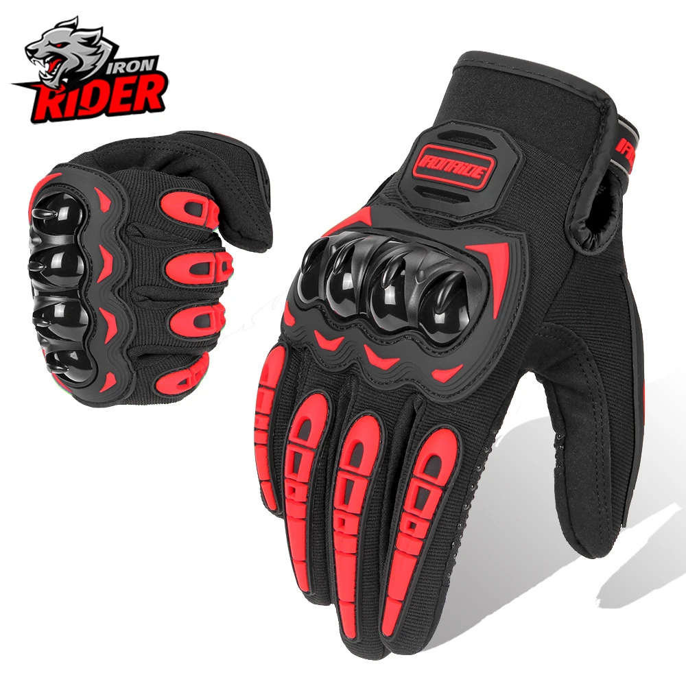 Guantes de motocicleta para Motocross, protector de pantalla táctil, equipo de protección, Verano