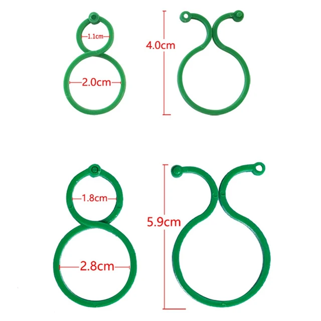 50 db Kerti Gyár Tartó Rácsos Klipek A Bonsai Szőlő Zöldség Új Paradicsom Termesztése Függőleges Állvány Szerszám - Image 2