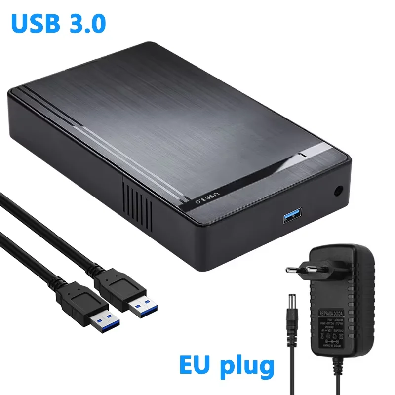 2,5/3,5 Zoll HDD-Gehäuse USB3.0 Hub 20 TB Festplattengehäuse SATA auf USB 3.0 Externer Festplattenleser-Adapter für PC Laptop – Detail 22