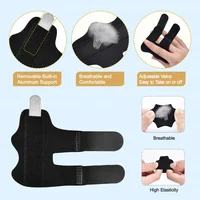 2pcs Trigger Finger Splint Finger Support Brace Finger Stabilizer for Broken Fingers Straightening Arthritis Immobilization Pain 2