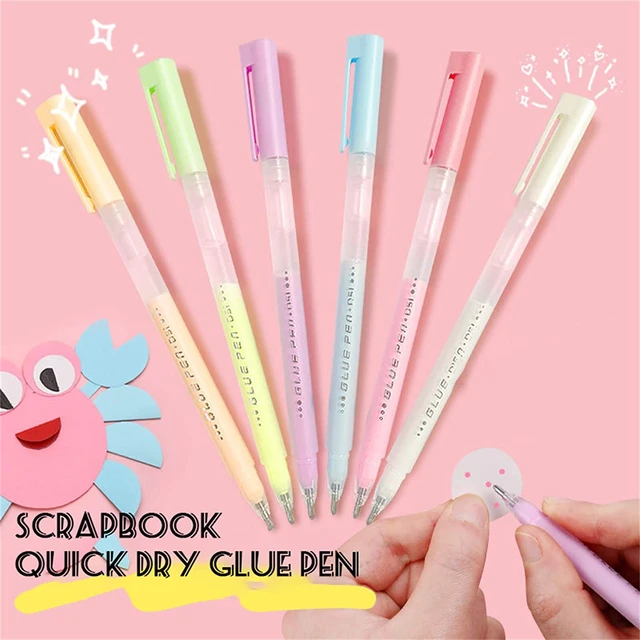 Liquid Glue Pen Quick-Drying Fine Tip Glue Pens Precise Apply Strong  Adhesion Easy Control Craft Glue Supplies For Scrapbooking - AliExpress