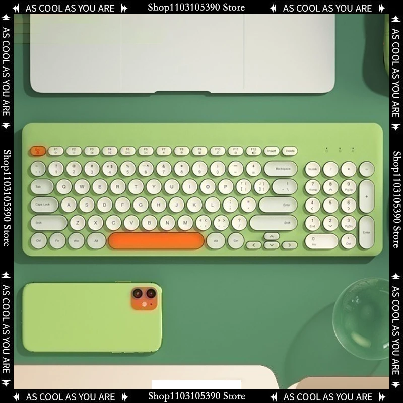 

Wireless Keyboard Mouse Laptop External Silent Mute Usb Mini Wireless Office Keyboard Mouse Set Small Fresh Wireless Keyboard