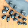 Long Post Flat Headed Chicago Screw Sets Bolt  Nut With Metal Countersunk And Thick Rubber Washer For DIY Kydex Holster 6