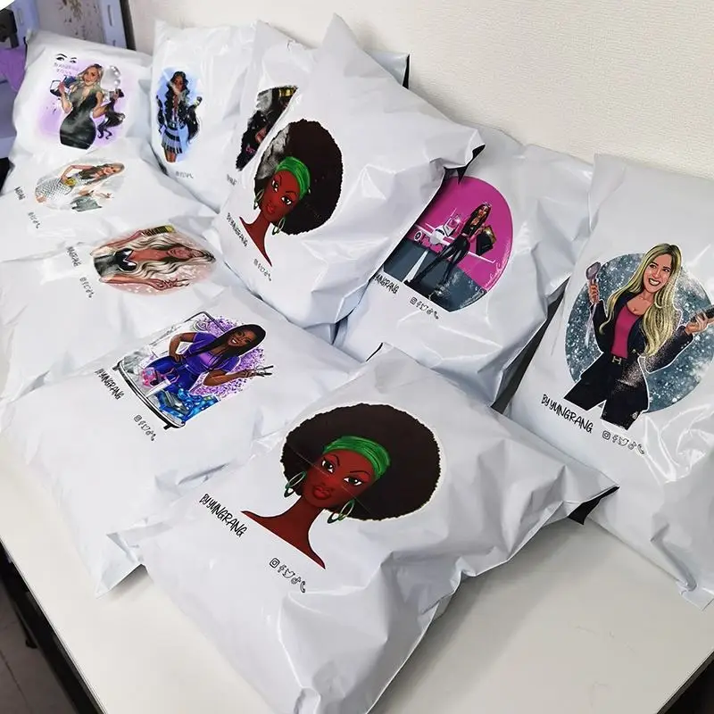 

full color custom poly mailer 6x9 10x13 Polymailer with LOGO Mailing Bag for Clothing