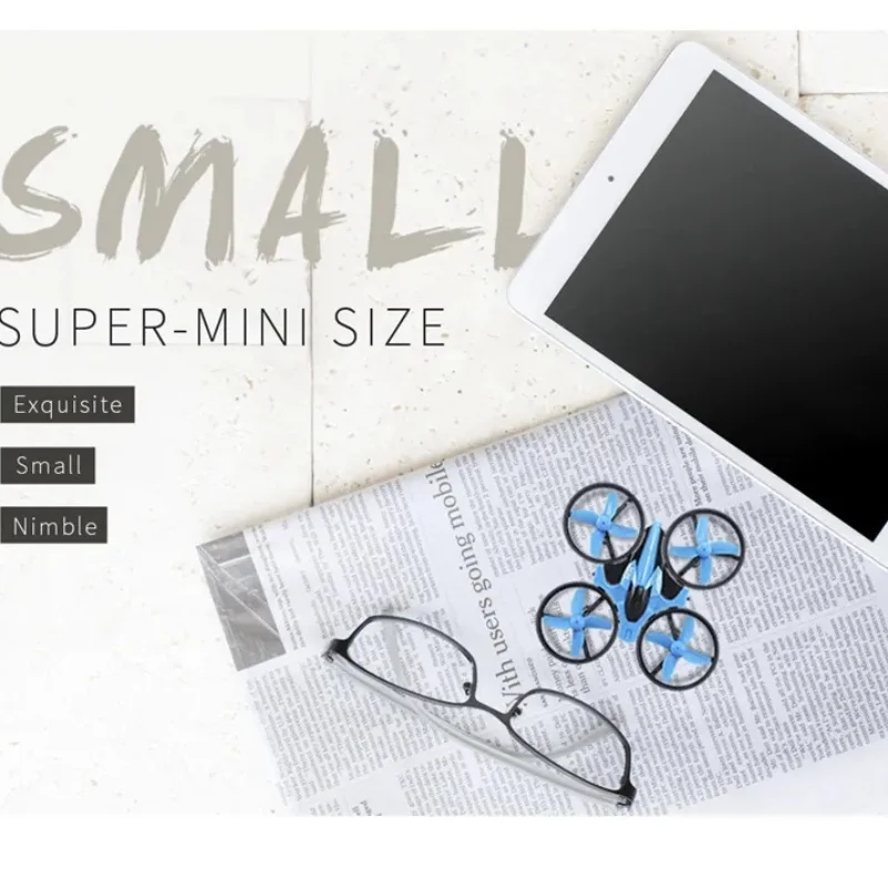 รูปสินค้า โดรนบินเล็กพกพาสะดวก โหมด Headless บิน 360° พลิกกลับได้ ไฟ LED