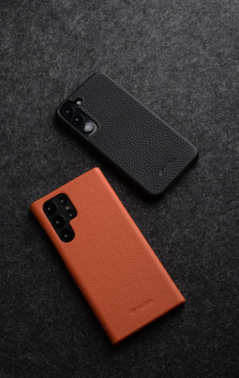 Genuine Leather Cowhide Case For Samsung S22 Ultra 5G Plus Business Phone Cover For Galaxi S21 Plus Note 20 Ultra Leather Case flip cover with pen