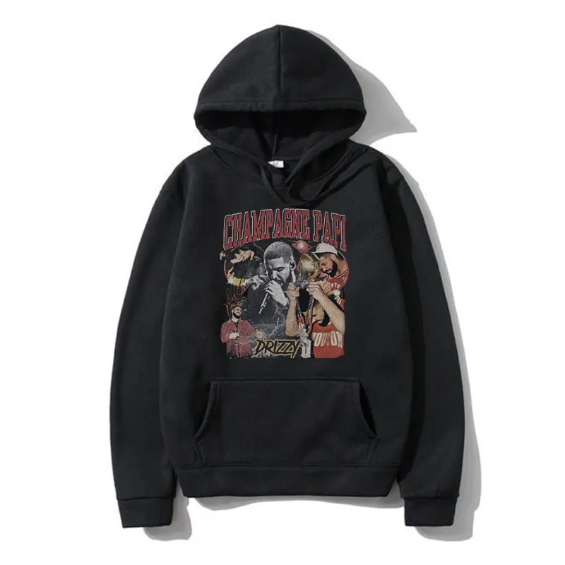 Rapper Drake Hoodie Men Women Clothes Merch Hip Hop Fashion Sweatshirt Autumn and Winter Long Sleeve Fleece Pullover Streetwear