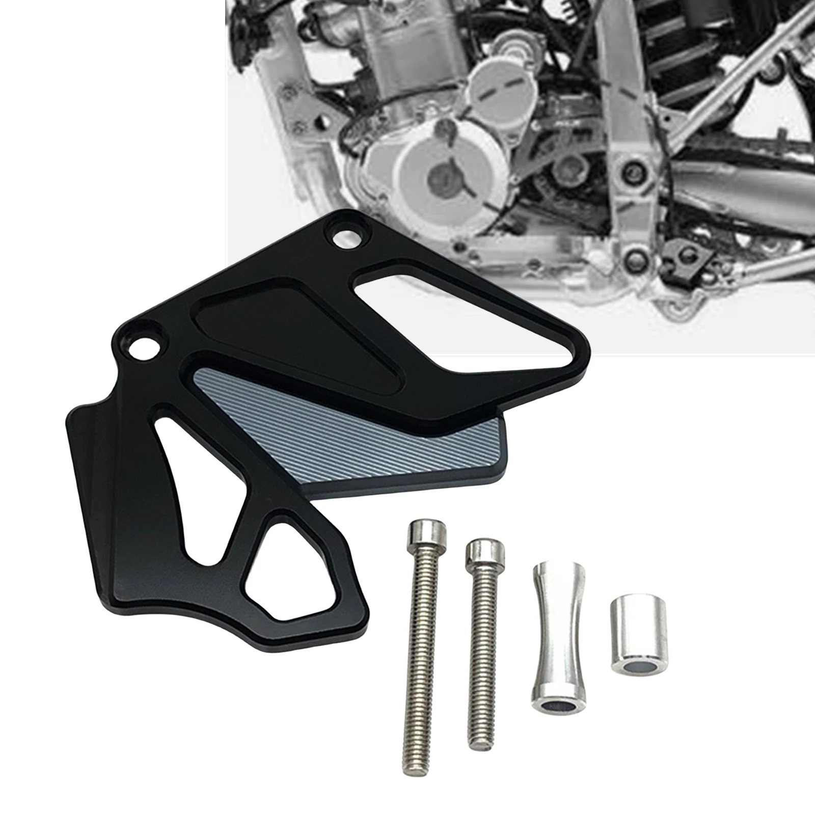 

Передняя крышка звездочки мотоцикла, защита цепи для Kawasaki KLX250 2013-2023