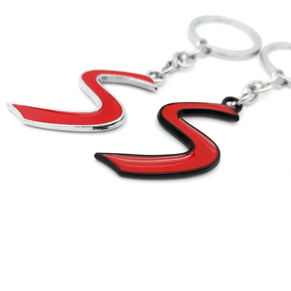 

3D Metal MINI Cooper S Logo Keychain Keyring Key Rings Holder for MINI JCW R56 R55 R60 R61 R50 R52 F55 F56 F54 F60 Accessories