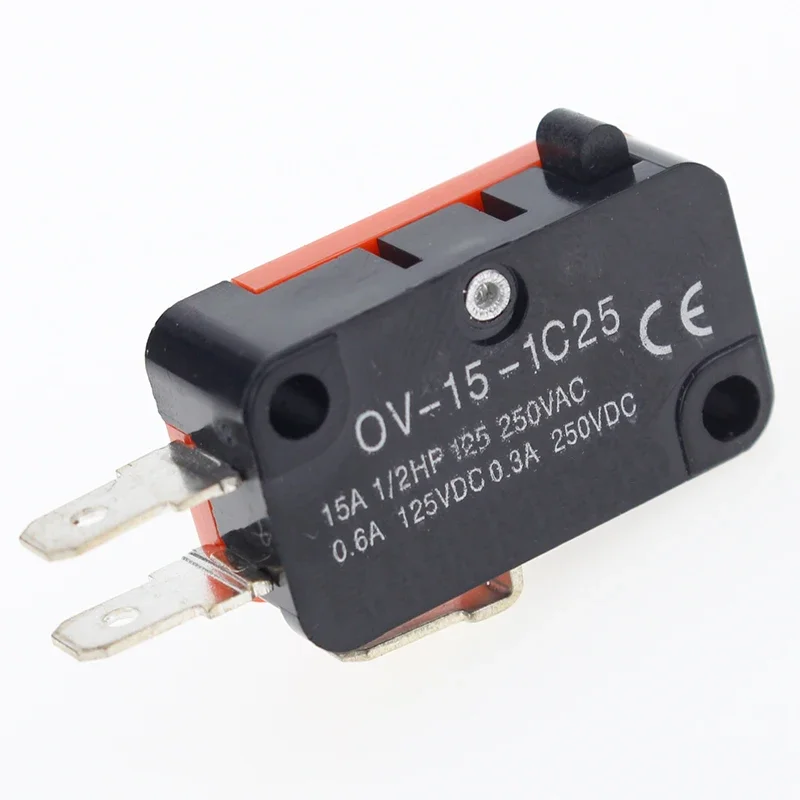 10 Stks/partij Grote Micro Schakelaar V-15-1C25, Zilveren Punt V-15-IC25 Magnetron, Contact Schakelaar, Koper Punt Tact Switch