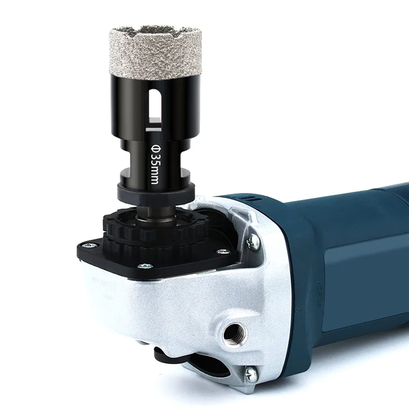 ABGQ 드라이 다이아몬드 코어 드릴 비트 타일 홀쏘 (포세린 타일, 화강암, 대리석, 석재, 벽돌용, 진공 브레이징)