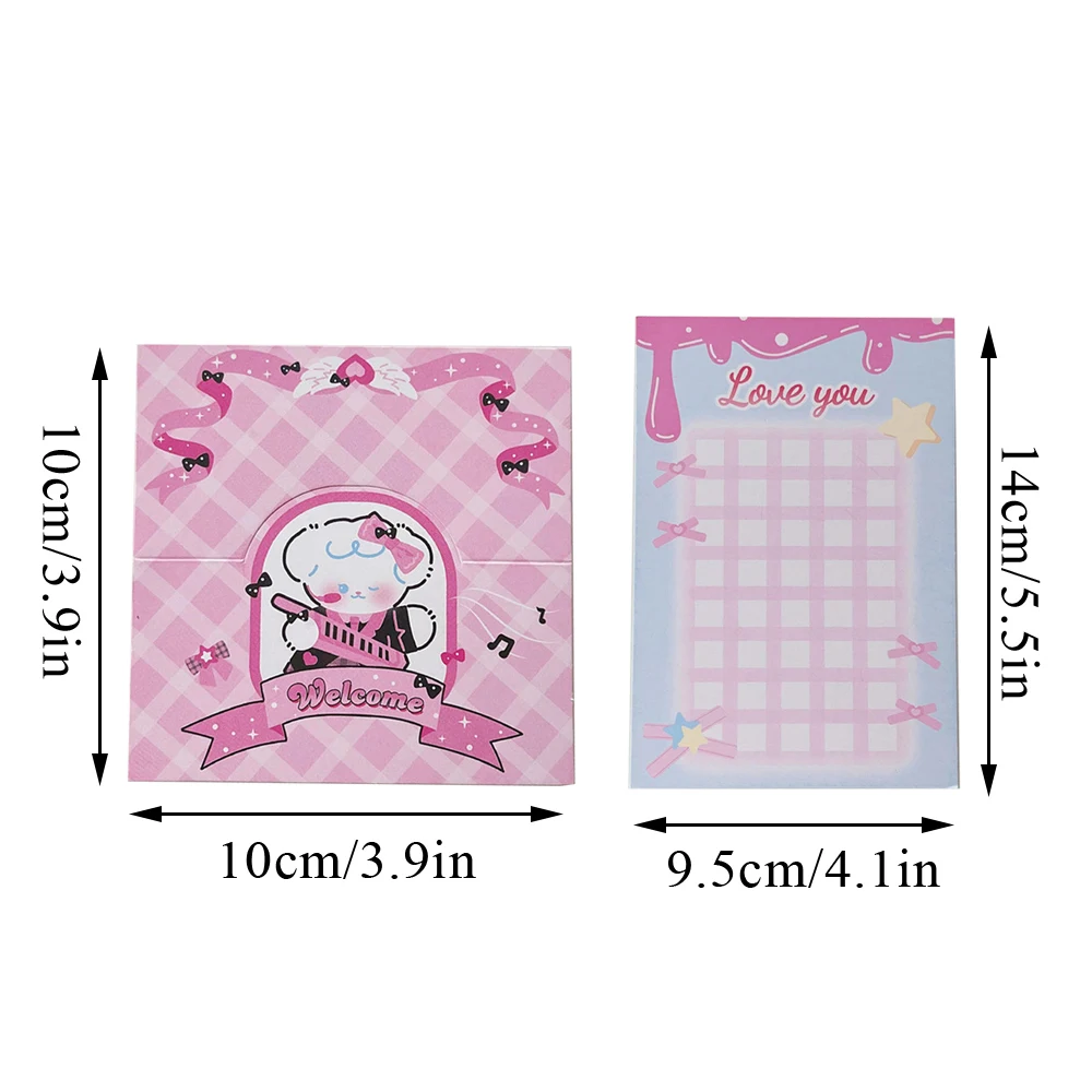 10PCS Cute Card Protective Packaging Card Head Photo Cardboard Back Paper Card Back Cartoon DIY Packaging Gift Decor 6