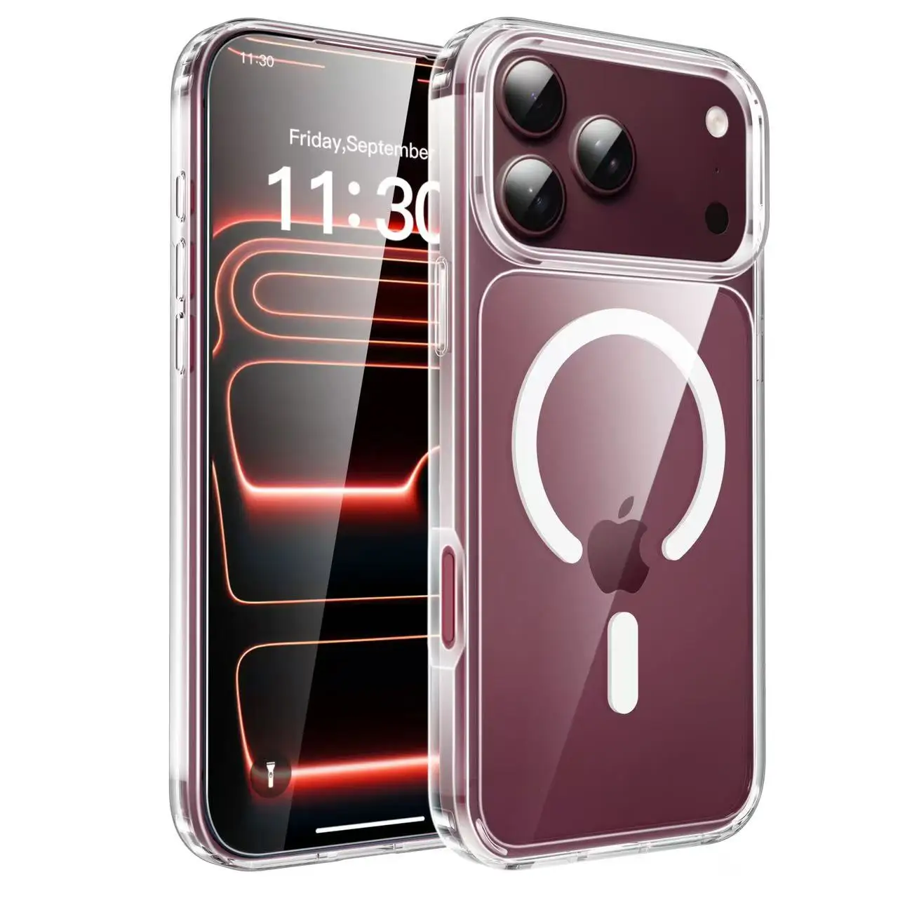 Enhanced Magnetic MagSafe Phone Case with Screen and Lens Protector