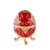 QIFU New Arrive Red Faberge Egg for Home Decoration Accessories 3