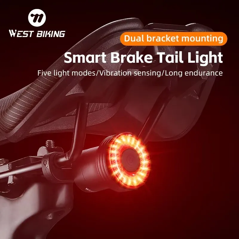 Vélo intelligent à démarrage-arrêt automatique, avec feu arrière