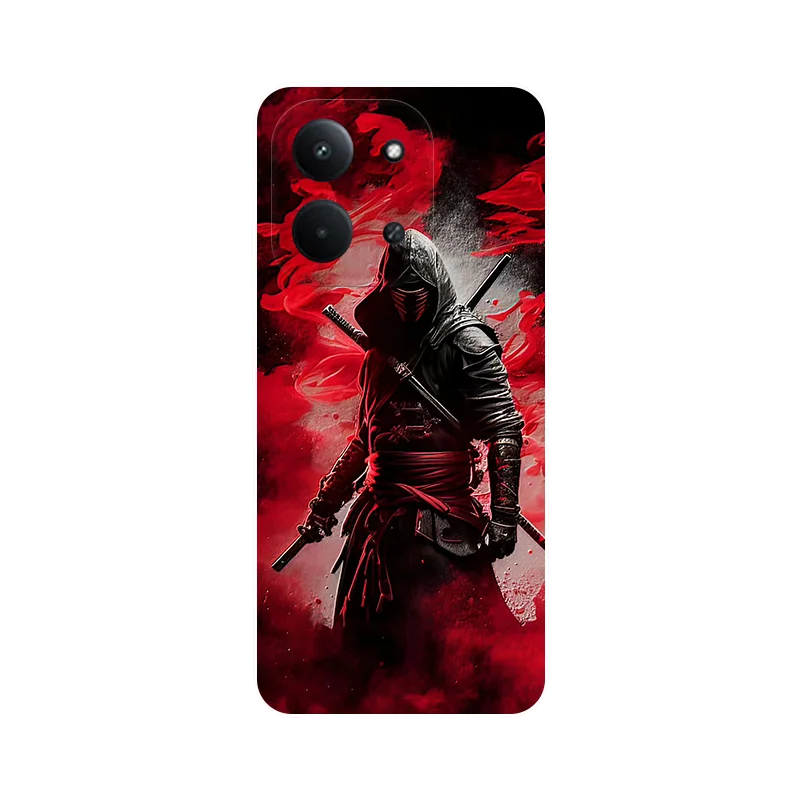Floral Wolf Shockproof Silicone Phone Case - Soft TPU Cover