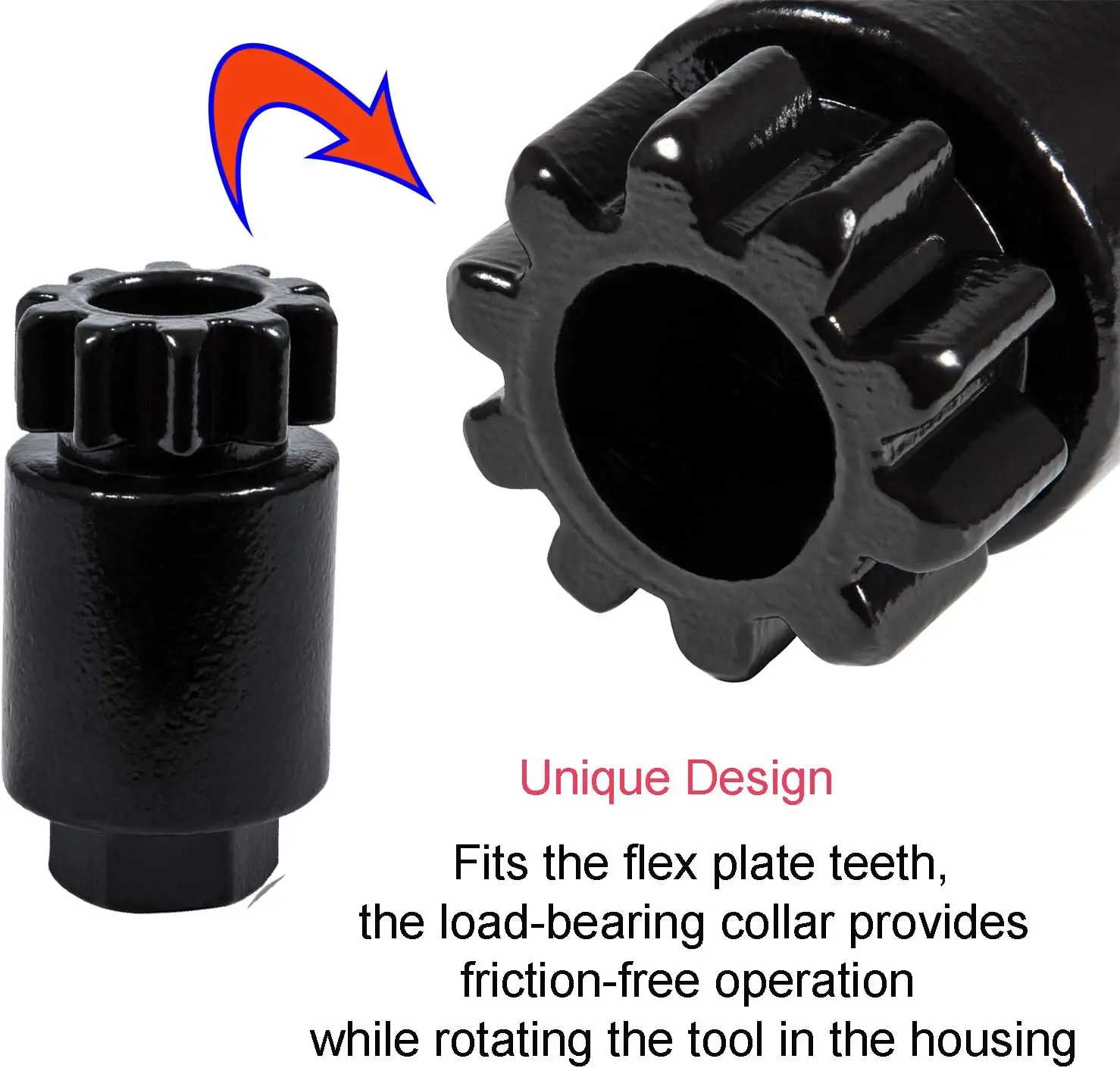TML Engine Barring Socket Crank/Flywheel Turning/Rotating Tool for Volvo Mack Truck All Model 1998- (Set of 2)