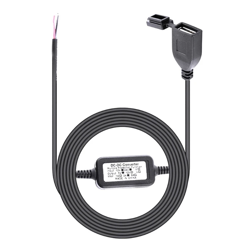 

Portable Motorbike Handlebar USB 12-24V Power Adapter for Cellphone GPS
