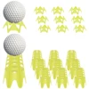 20Pcs Plastic Golf Tees Reusable Lightweight Simulator Portable Golf Mat Tees for Home Outdoor Indoor Turf and Driving Range 1
