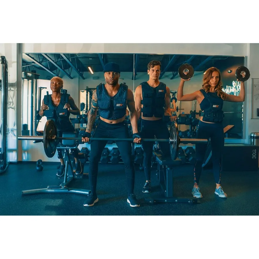 Short Weighted Vest With Zipper Option 40lbs Solid Iron Weights. Workout Vest for Men and Women.