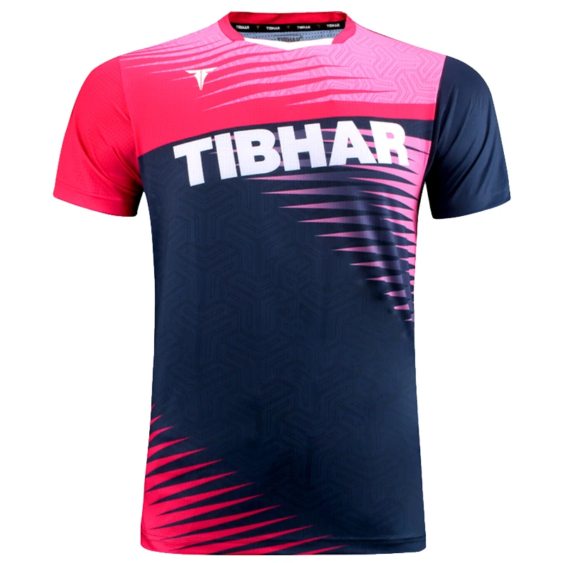 Sport T Shirt Tibhar 02301 Men Women Table Tennis T-shirt Short Sleeve Shirts Clothes Sportswear Top Ping Pong T Shirt badminton table tennis clothes set