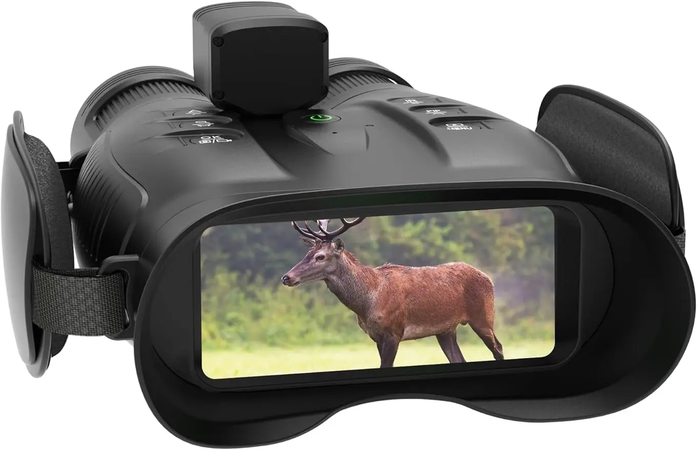 

oneleaf.ai Find NV200 True 4K 35mm Night Vision Binoculars, Day/Night Vision Goggles with Rangefinder