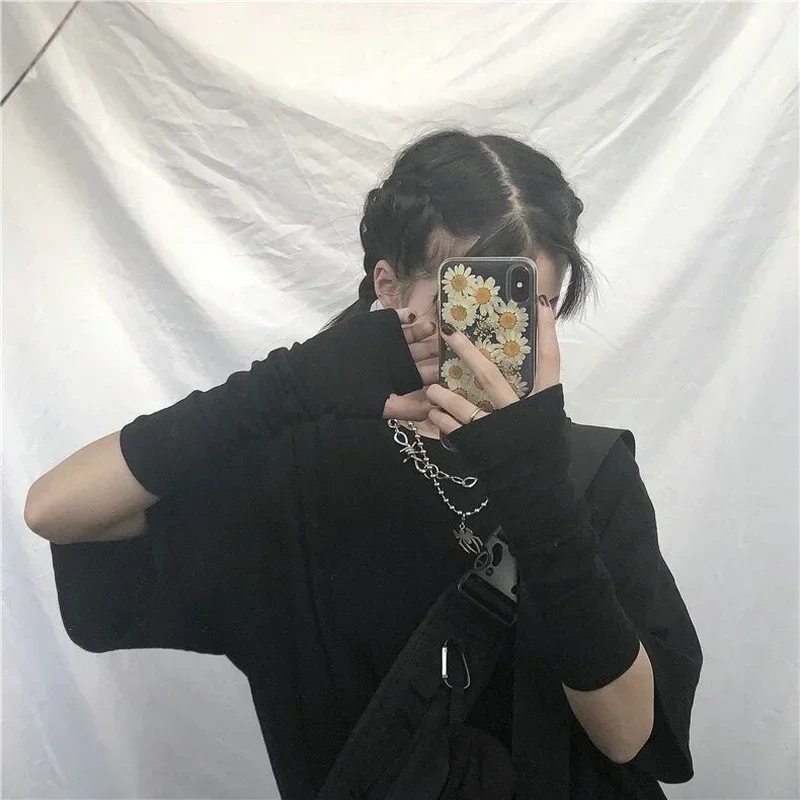 Cartoon Gloves Cosplay Gloves Cosplay Wrist Cuffs Anime Gloves Cosplay Ninja Mitten Oversleeve Man Women Fashion Sun Block Keep Warm Cuff Lolita Fingerless Arm Warmers