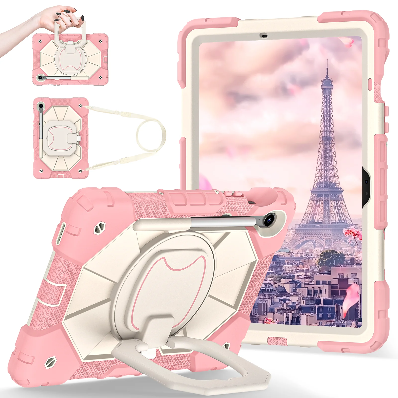 Universal Rotating Stand Case with Heavy Duty Handle