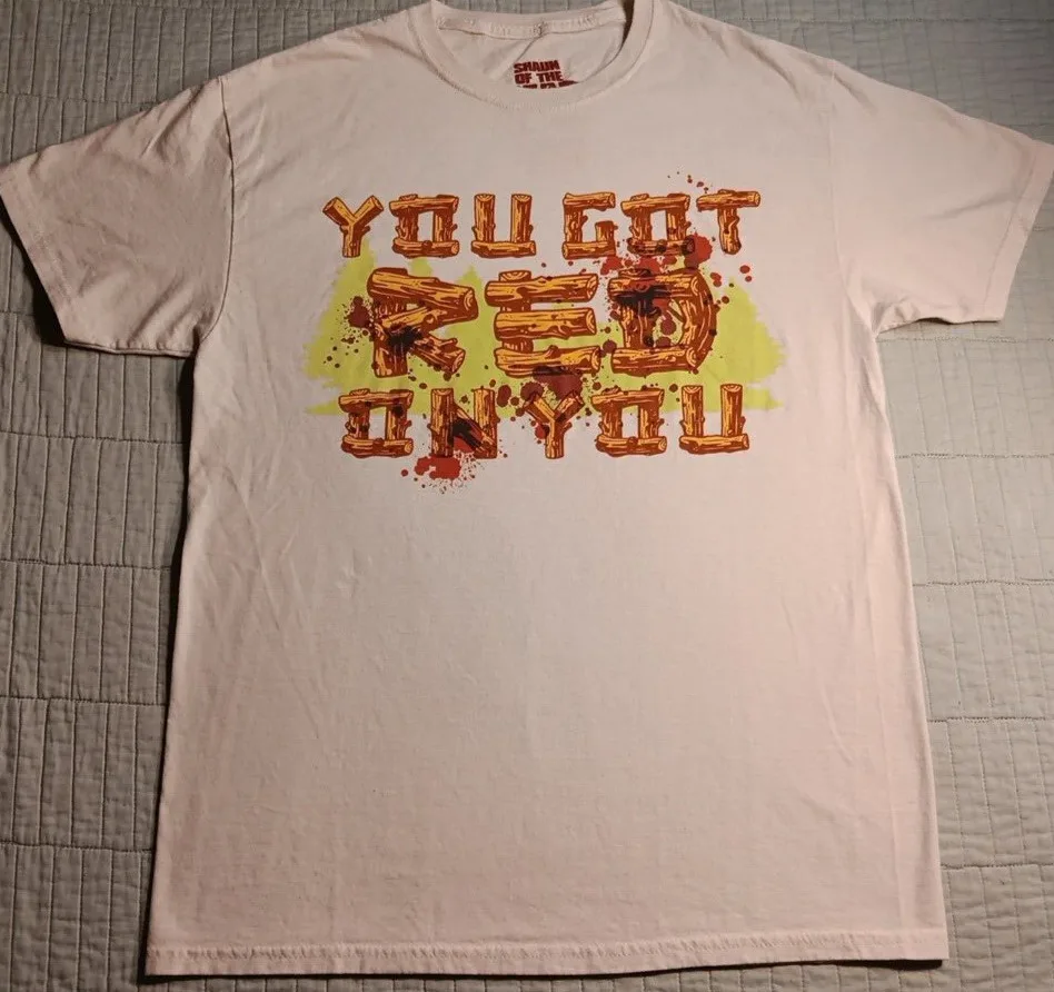 Мужская футболка Lg Shaun Of The Dead You Got Red на фильме с длинным или коротким рукавом