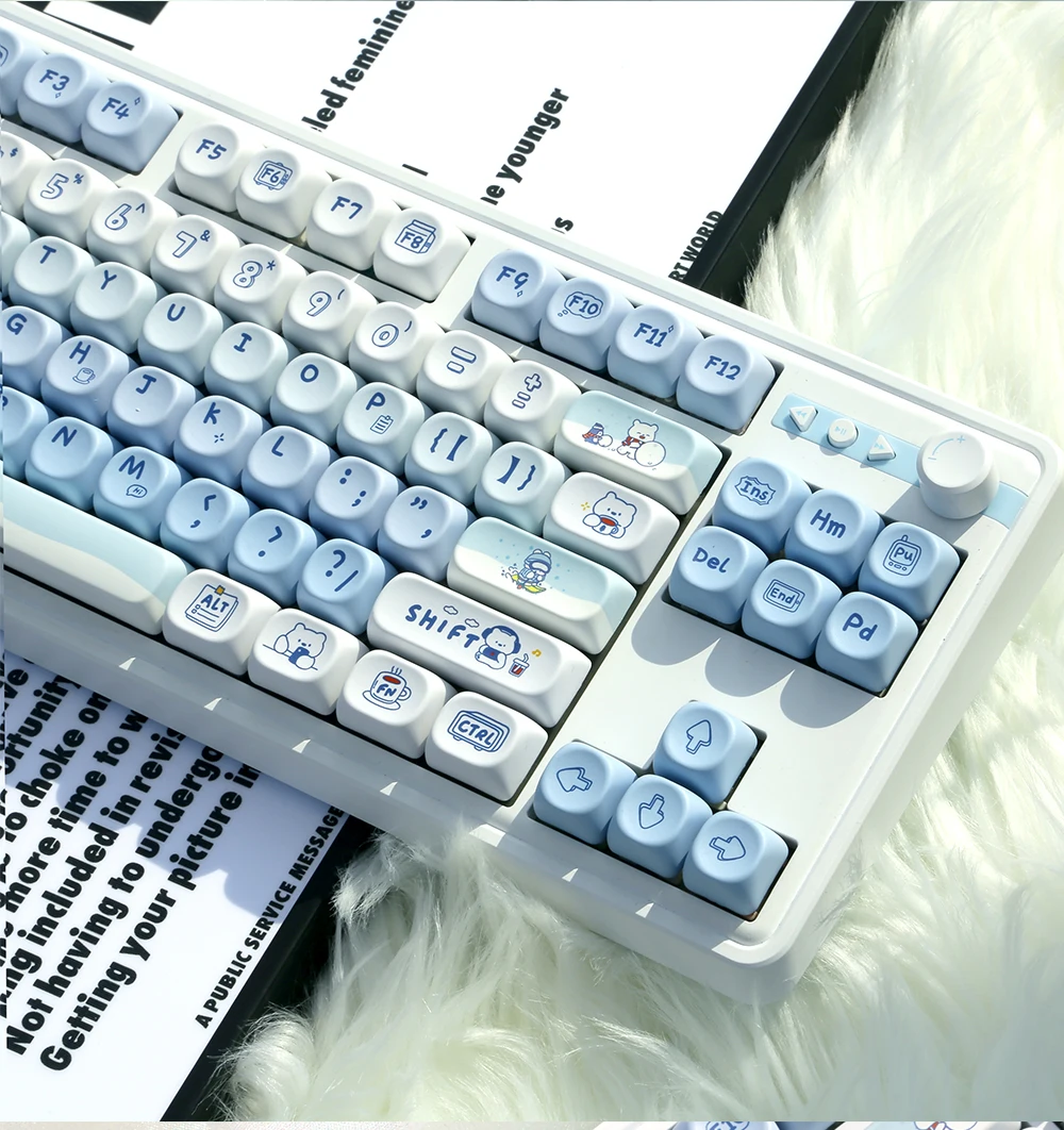 ZUOYA MOA プロファイル人格キーキャップメカニカルキーボード