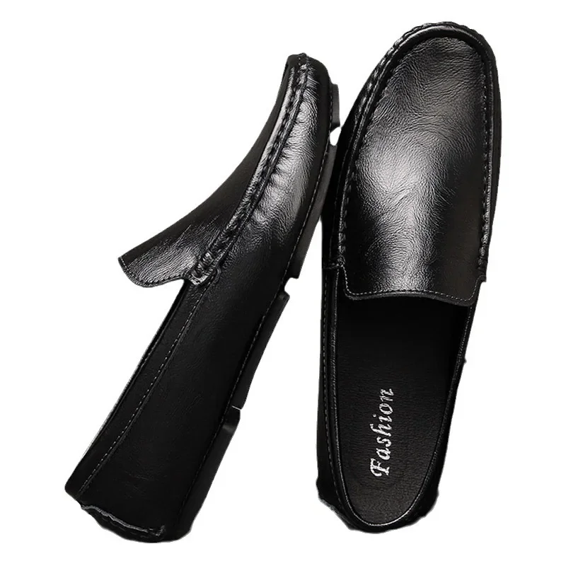 

Moccasins British Loafers Men's Leather Business High-End One Pedal Loafer Men's Business