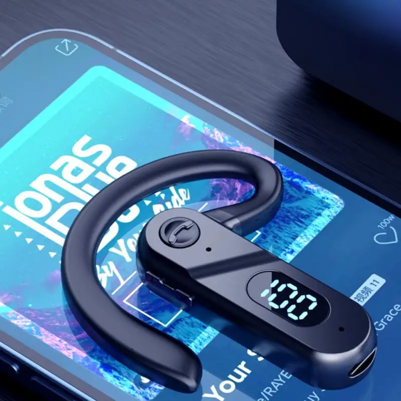 

V28 Wireless Earphone Bluetooth5.2 Business Headset Handsfree Call Headphone Driving Sport Earbuds With Mic Hearing Aid Handfree