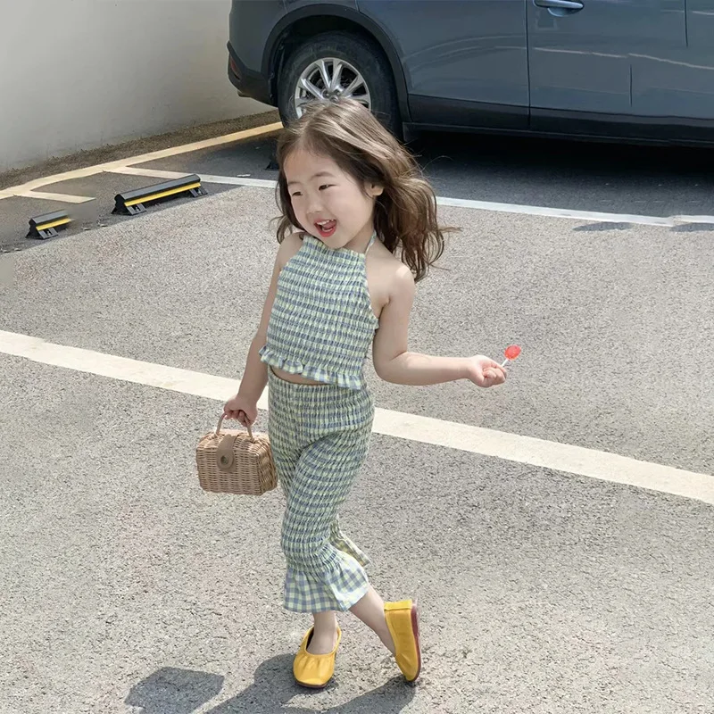 

Детский летний комплект из двух предметов для девочек