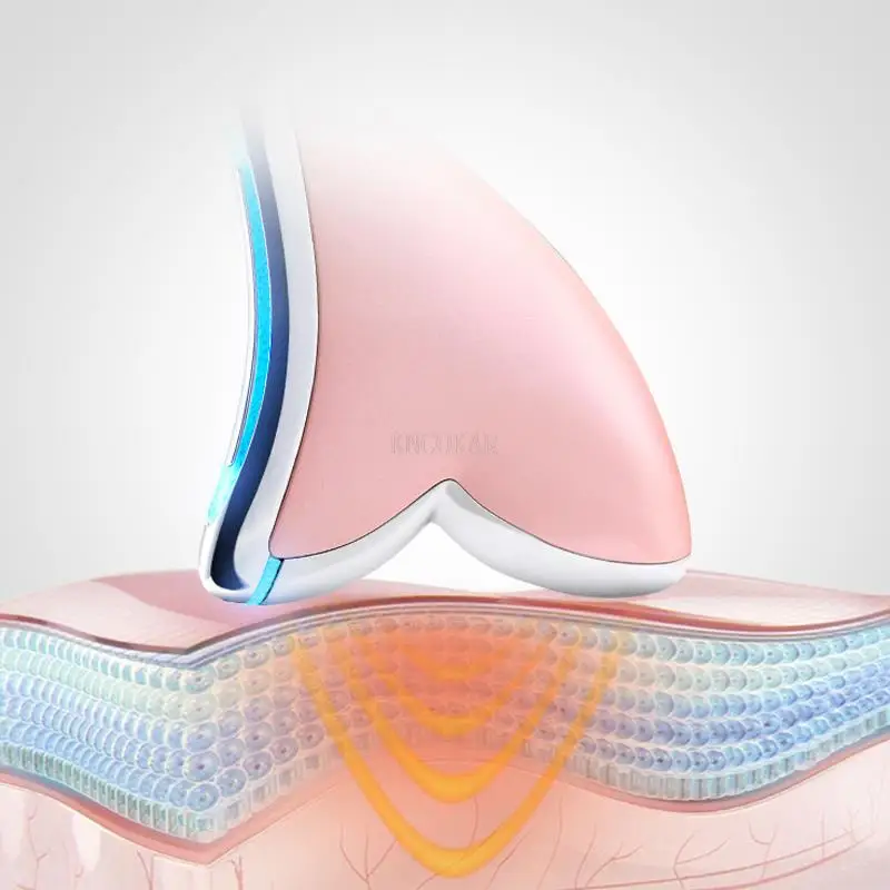 Facial Massager Electric Scraping Board Micro-current Positive And Negative Ion Importer Facial Dredging Neck Protector Portable
