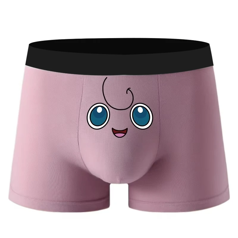 New Sexy Men's Underwear Boxershorts Cute Cartoon Anime Comfortable Elastic Boxers Shorts Funny Expression Men Teen Trunks 5